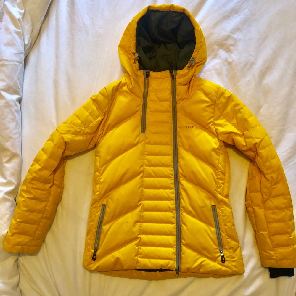 Lole yellow ski jacket!